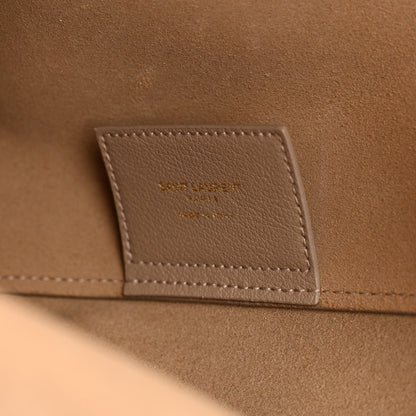 Saint Laurent Calfskin Large Shopping Tote Dark Beige 7 of 13