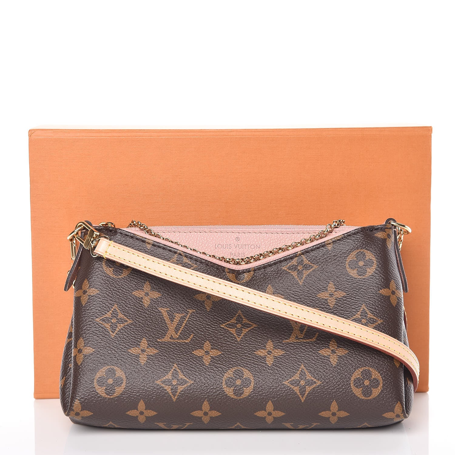 Louis Vuitton Monogram Pallas Clutch Rose Poudre 10 of 10