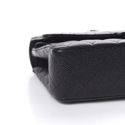 Chanel Caviar Quilted Medium Double Flap Black 8 of 11