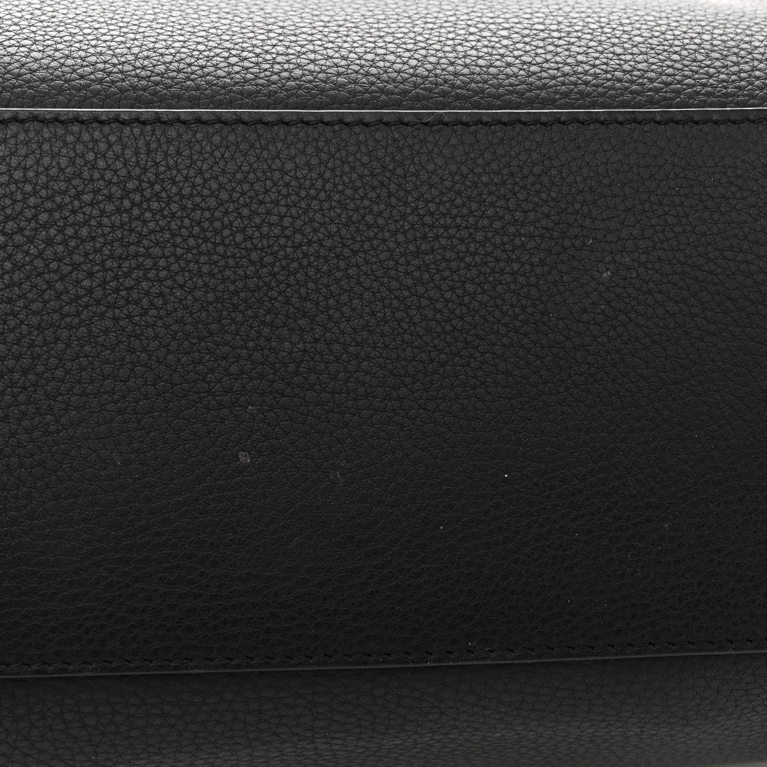The Row Grained Calfskin Soft Bowling Bag Black 14 of 14