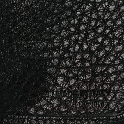 Prada Vitello Daino Push Lock Flap Wallet Black 8 of 12