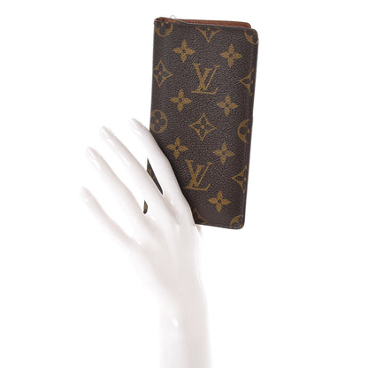 Louis Vuitton Monogram Porte Valeurs Checkbook Wallet 2 of 13