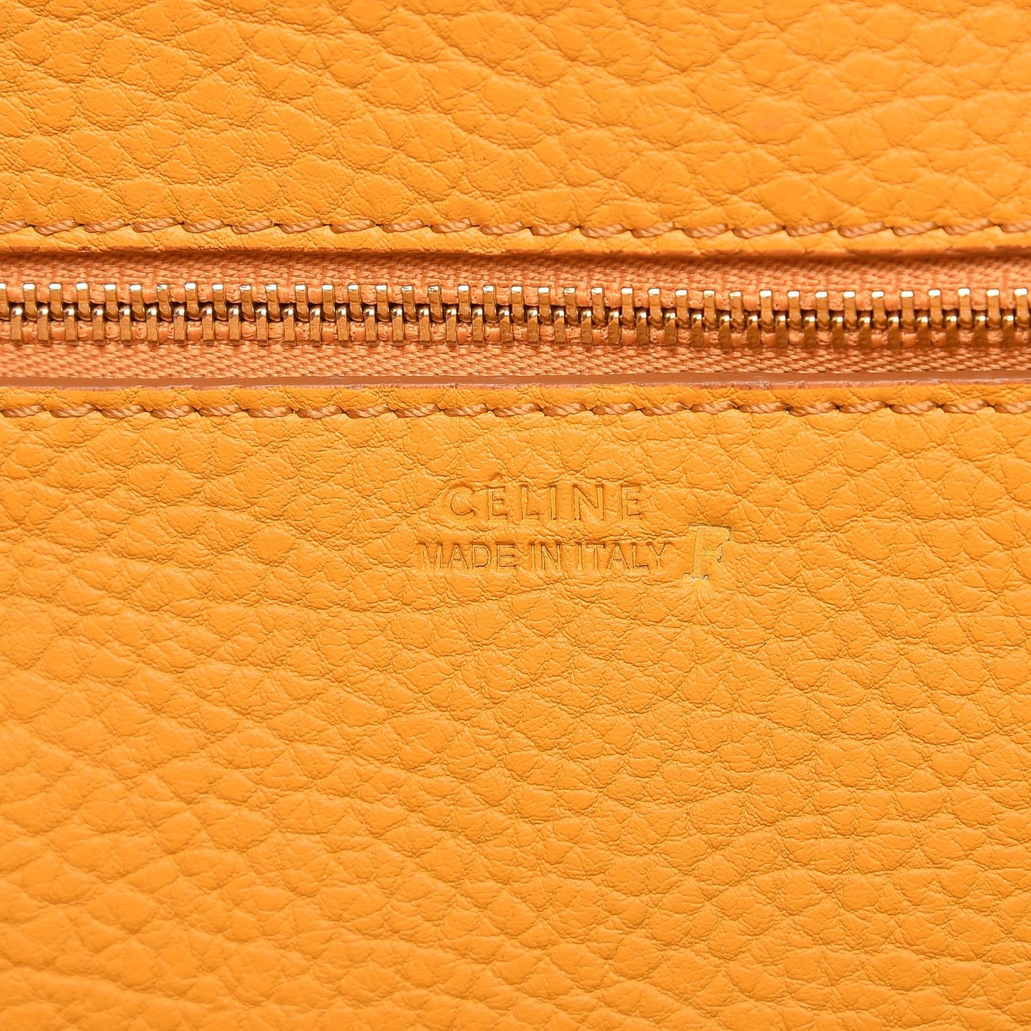 Crisped Calfskin Small Tie Knot Tote Saffron