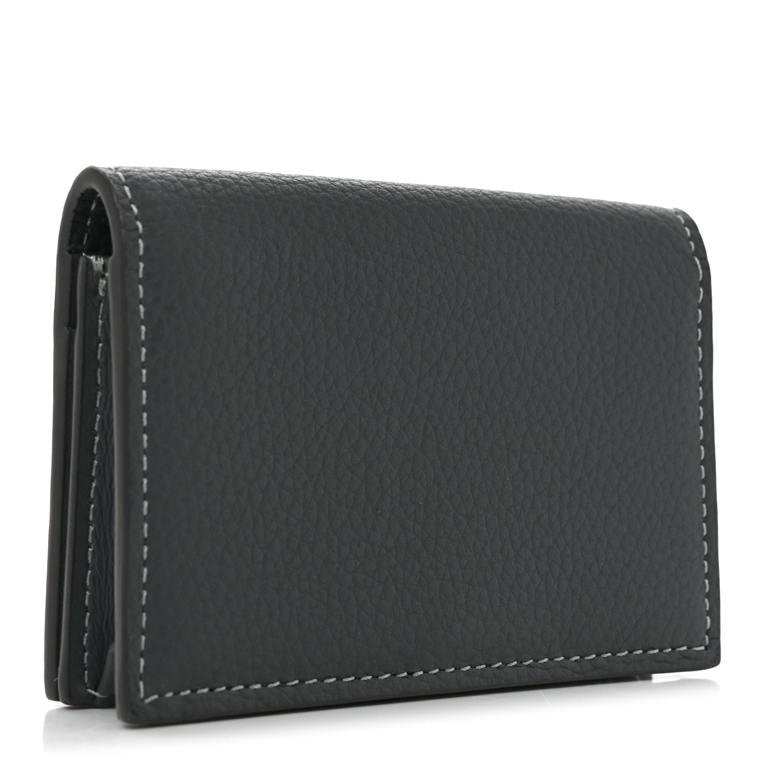 Christian Dior Grained Calfskin CD Icon Wallet Grey 3 of 7