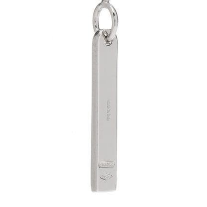 Gucci 18K White Gold 20mm Lariat Necklace 5 of 5