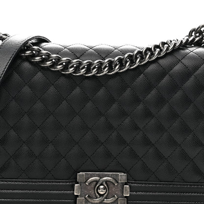 Chanel Caviar Quilted New Medium Boy Flap Black 8 of 12