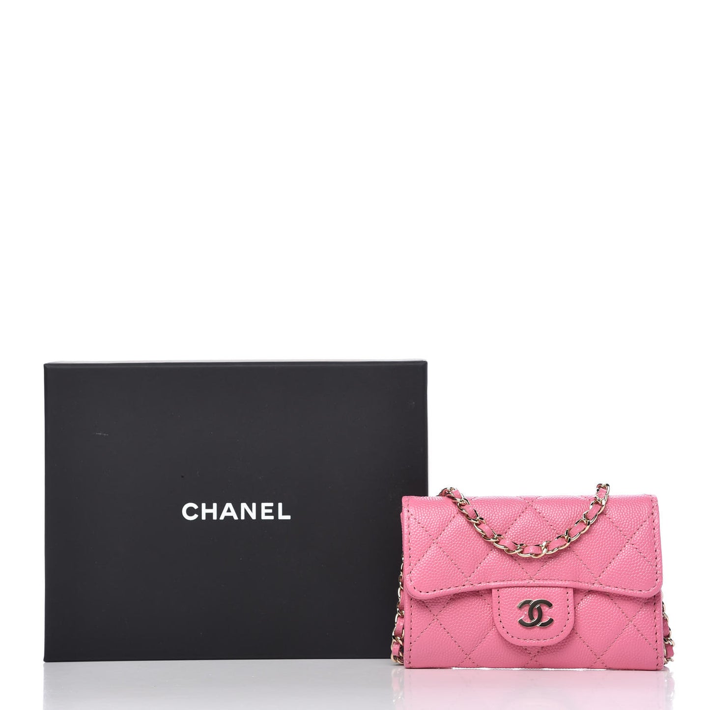 Caviar Quilted Belt Bag Pink