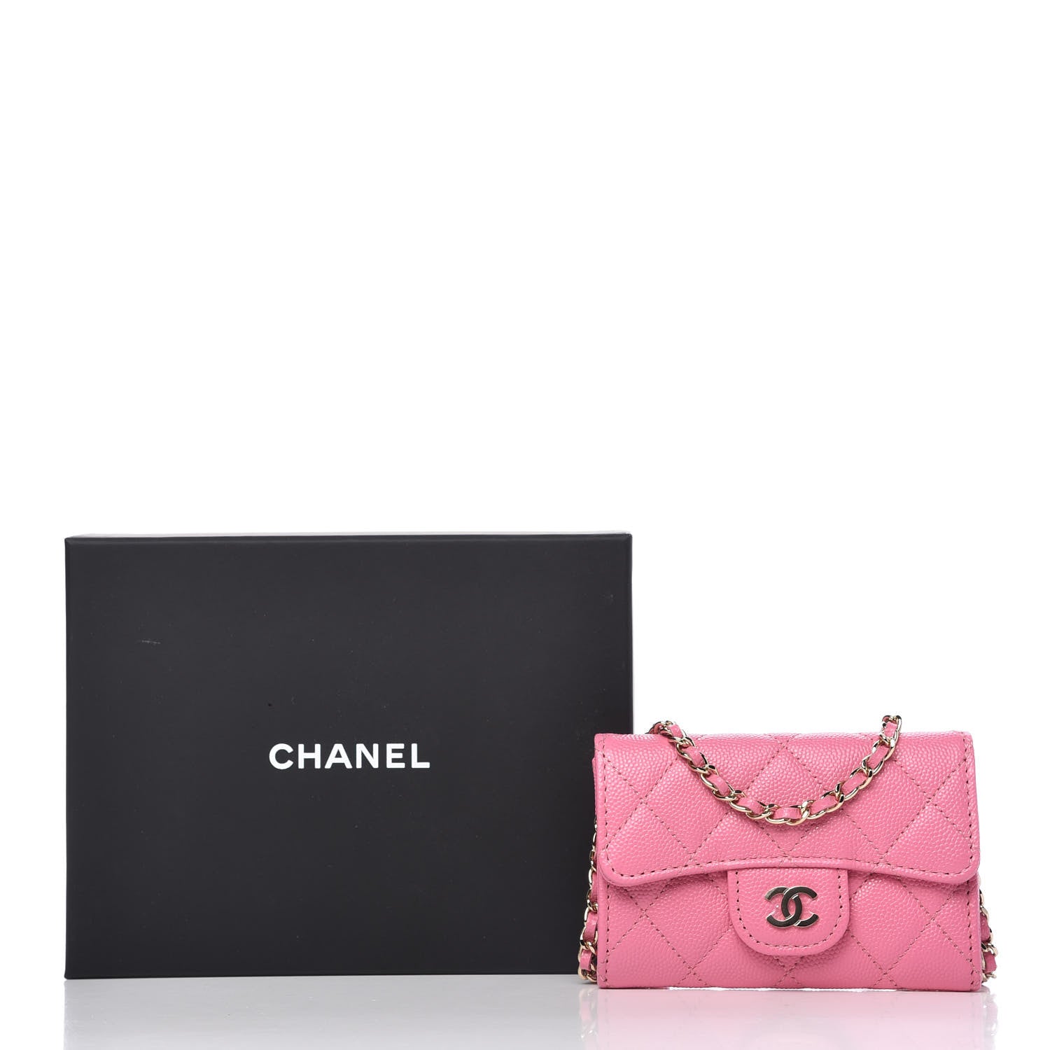 Chanel Caviar Quilted Belt Bag Pink 9 of 9