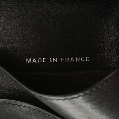 Chanel Patent Goatskin Compact CC French Wallet Black 7 of 8