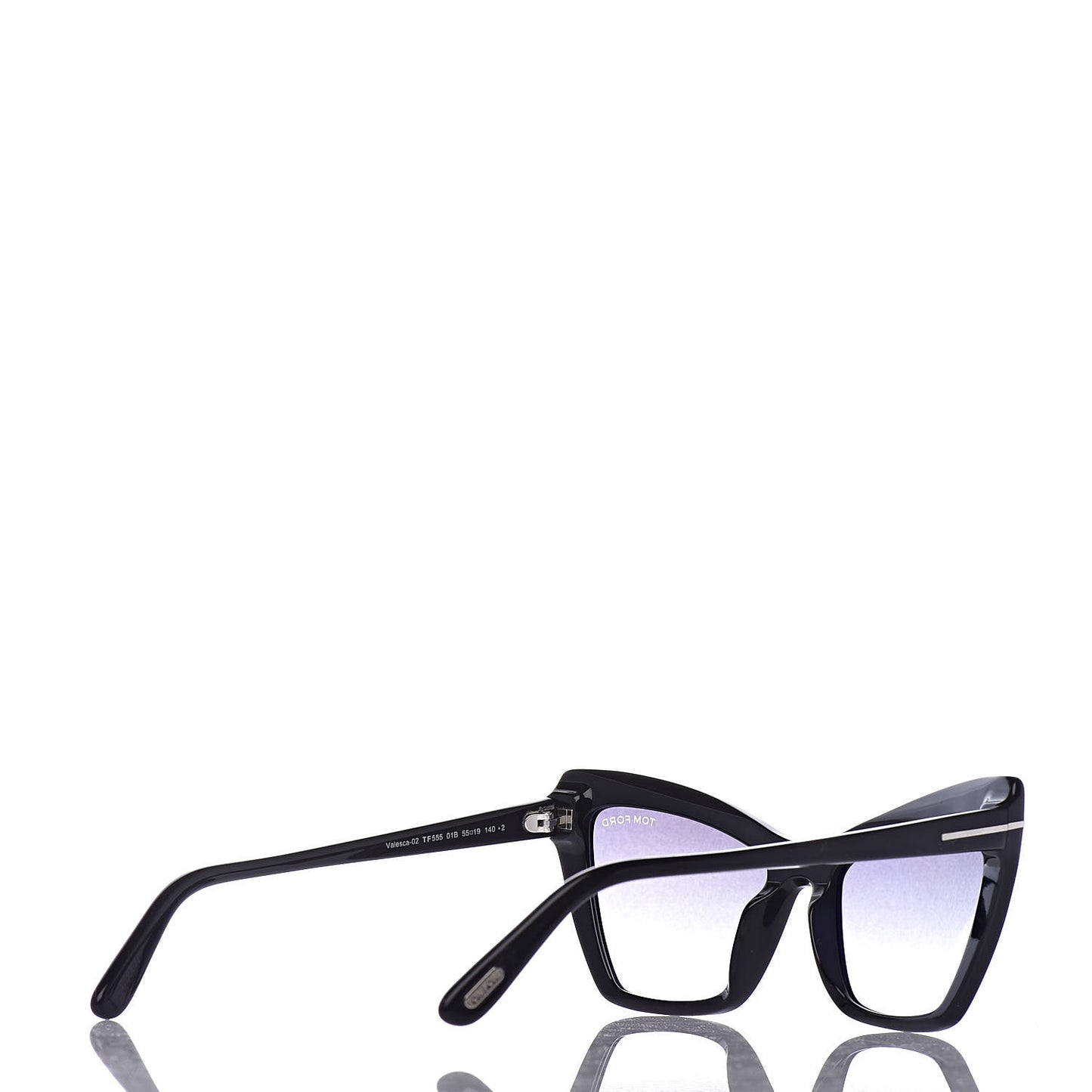 Valesca Cat Eye Sunglasses TF555 Black