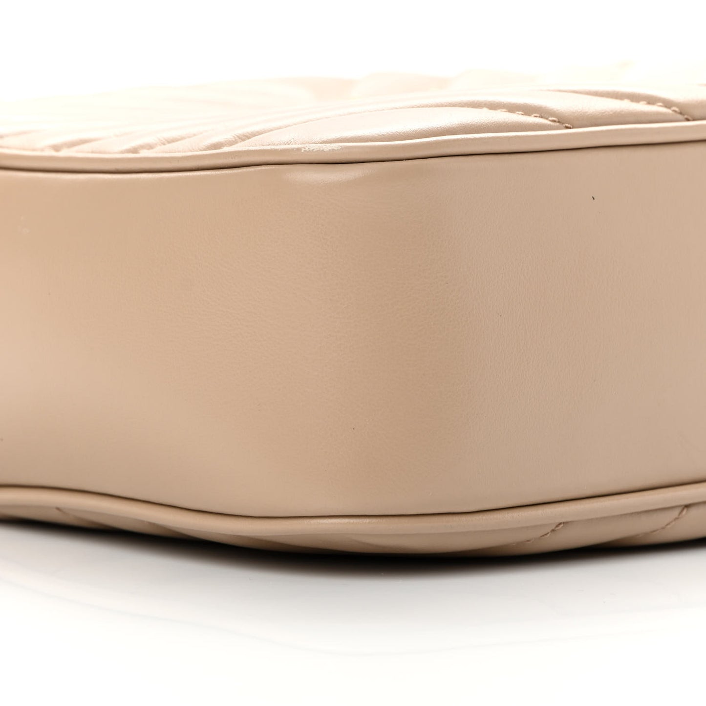 Calfskin Matelasse Monogram Lou Camera Bag Dark Beige