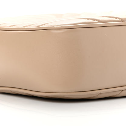 Saint Laurent Calfskin Matelasse Monogram Lou Camera Bag Dark Beige 8 of 14