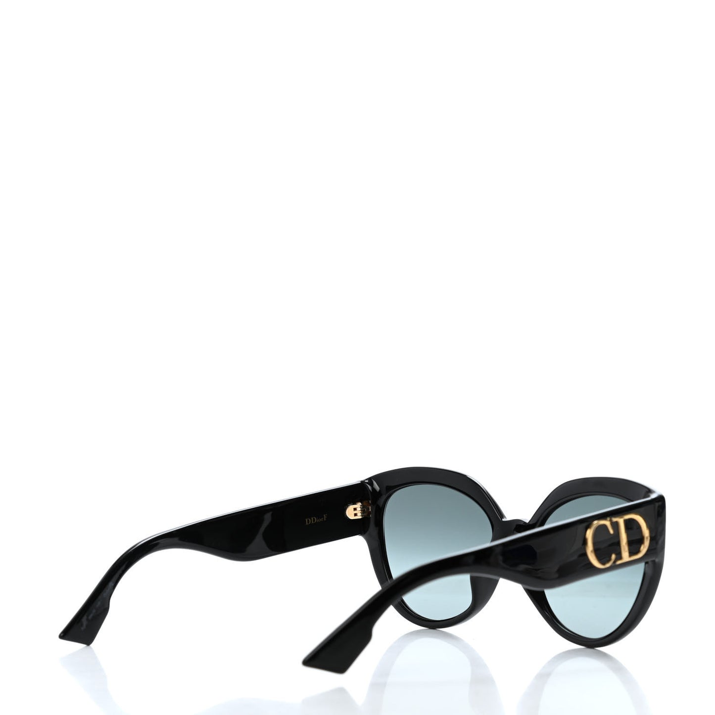 Acetate DDiorF Cat Eye Sunglasses Black