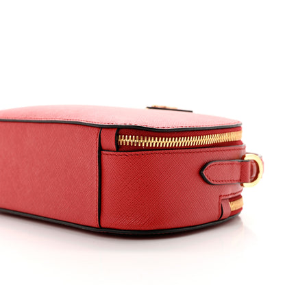 Prada Saffiano Lux Odette Crossbody Fuoco 8 of 8