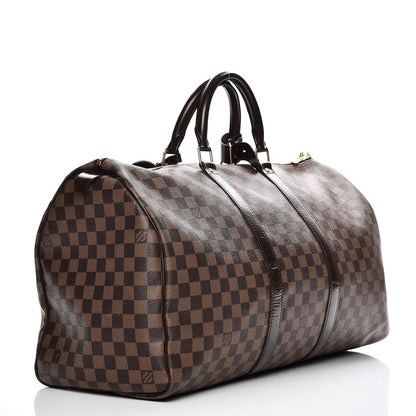 Louis Vuitton Damier Ebene Keepall 50 3 of 19