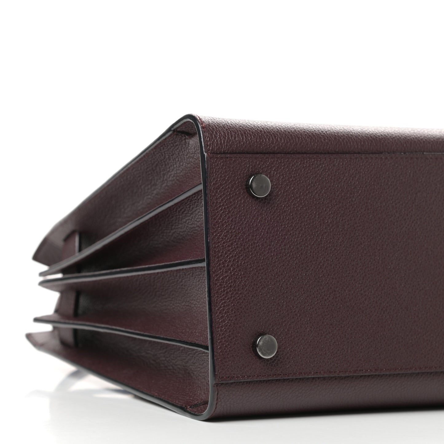 Grained Calfskin Small Classic Sac De Jour Amaranto