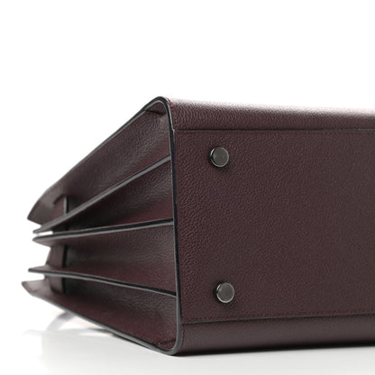 Saint Laurent Grained Calfskin Small Classic Sac De Jour Amaranto 8 of 10