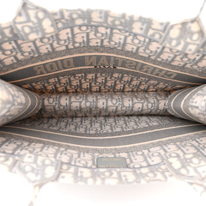 Christian Dior Oblique Medium Book Tote Grey 5 of 12