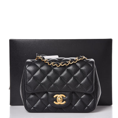 Chanel Caviar Quilted Mini Square Flap Black 8 of 8