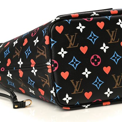 Louis Vuitton Game On Neverfull MM Black 9 of 13