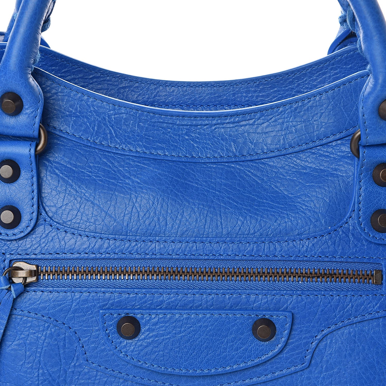 Balenciaga Agneau Classic Hardware City Bleu Lazuli 7 of 9