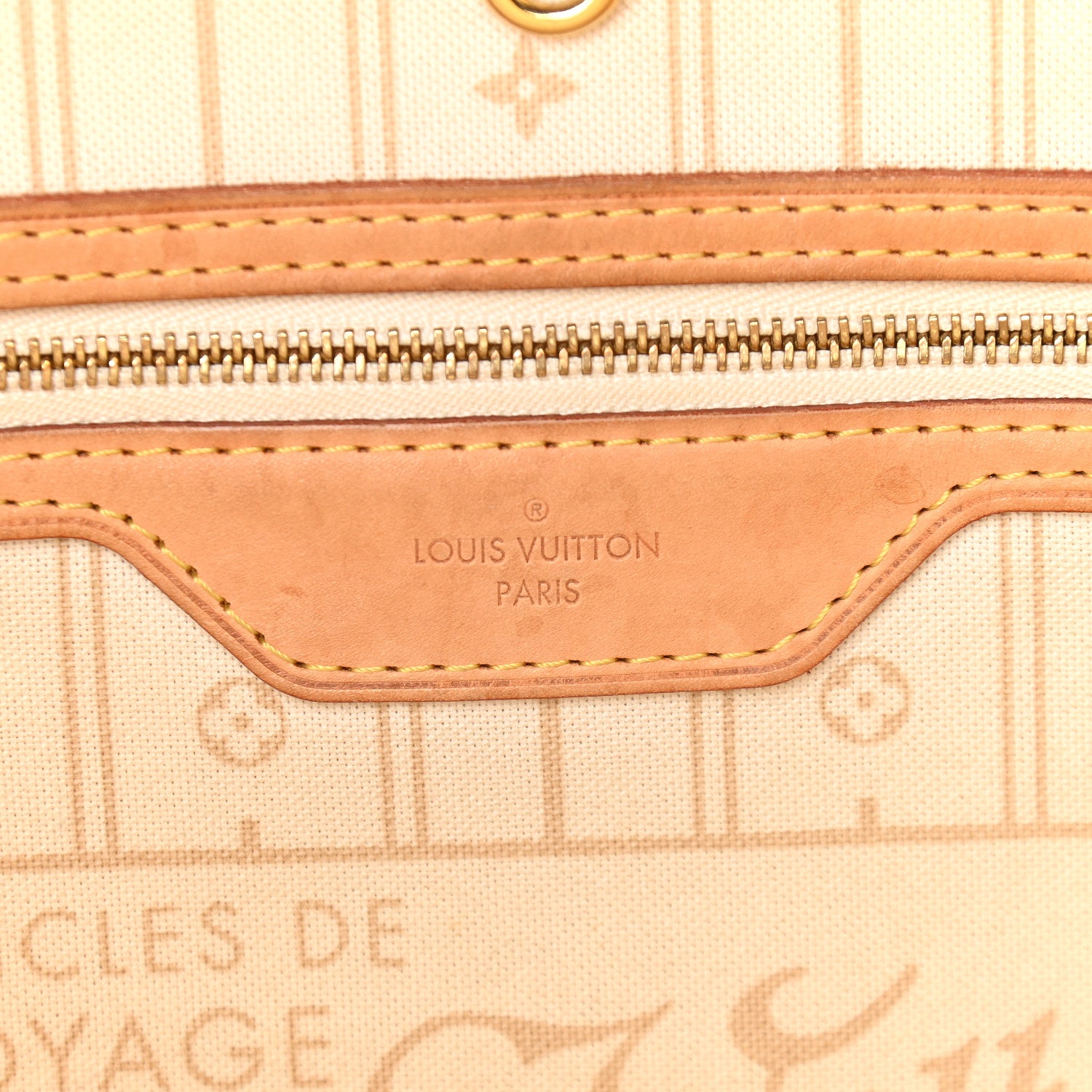 Louis Vuitton Damier Azur Neverfull MM 6 of 10