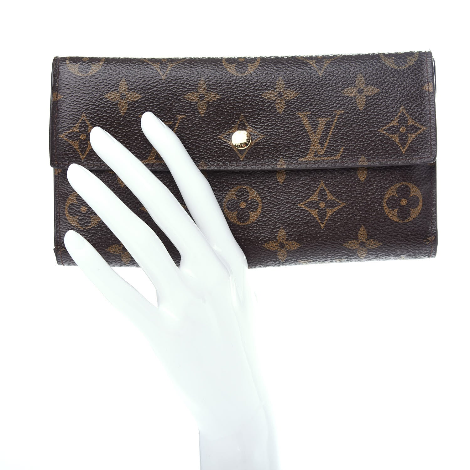 Louis Vuitton Monogram Porte Tresor International Wallet 2 of 7