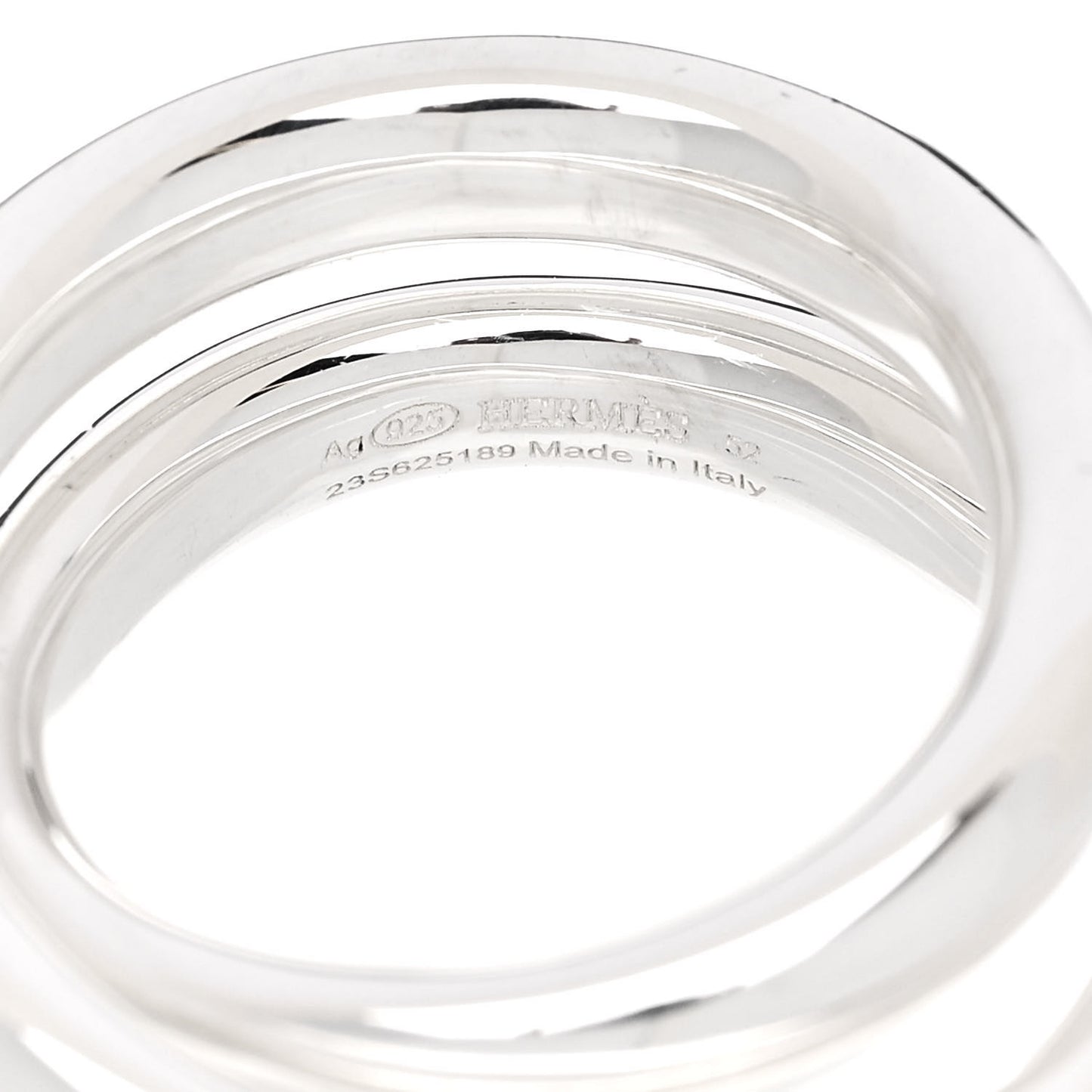 Sterling Silver MM Vertige Ring 52 6