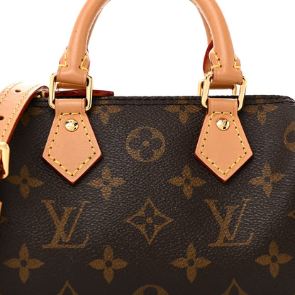 Louis Vuitton Monogram Nano Speedy Bandouliere 7 of 10