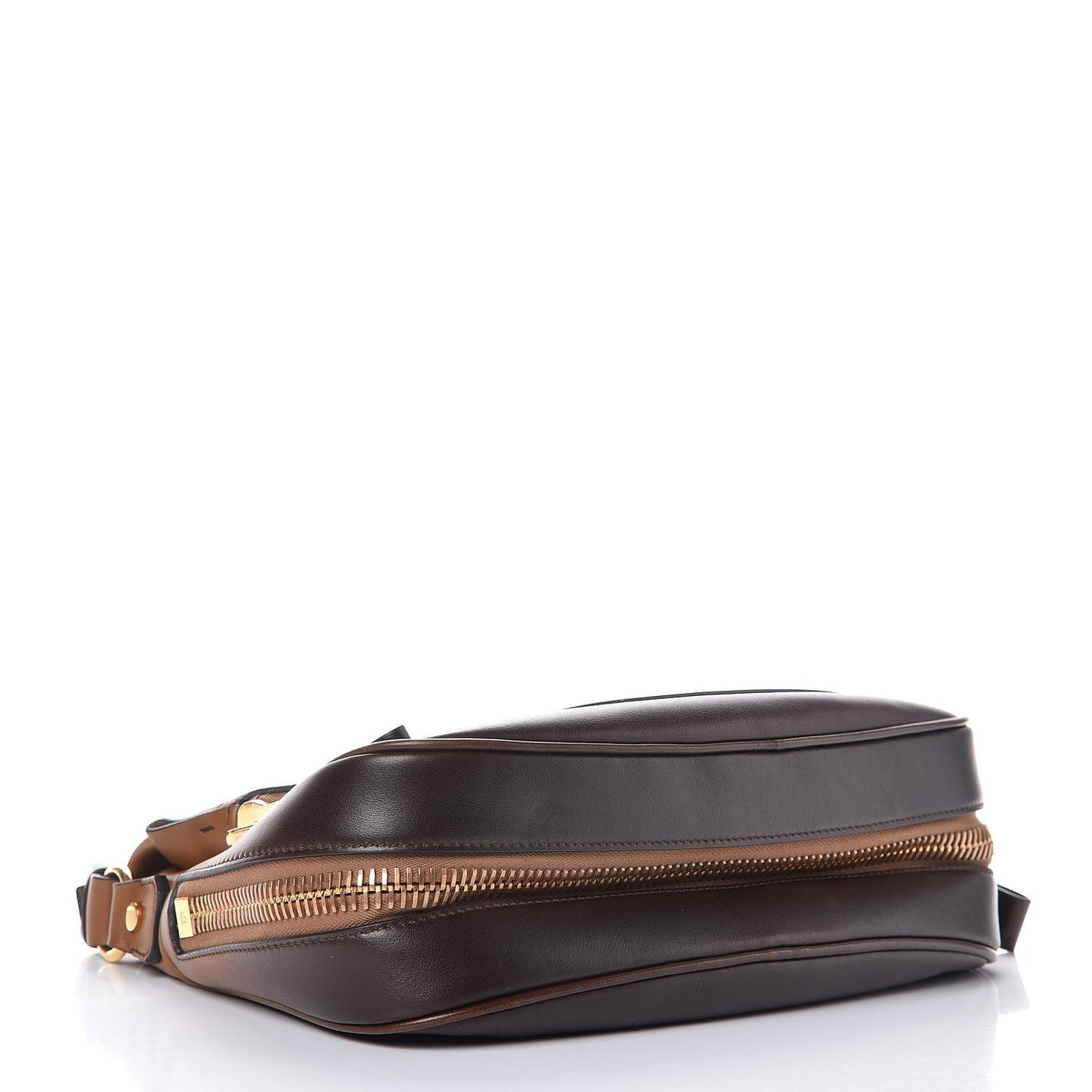 Grained Calfskin Medium Shaded Jennifer Crossbody Tan