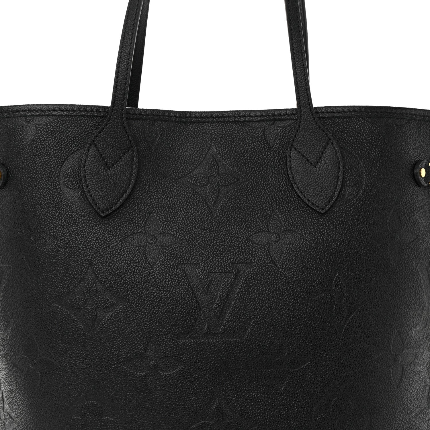 Louis Vuitton Empreinte Monogram Giant Neverfull MM Black 8 of 11