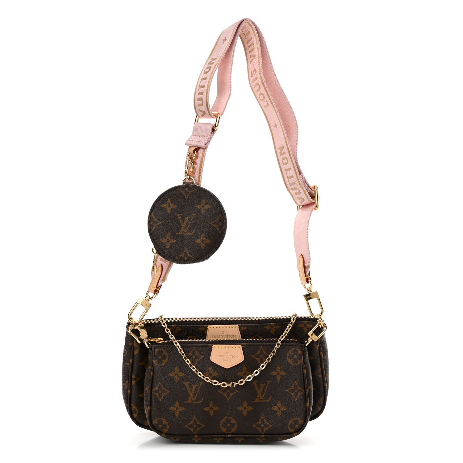 Louis Vuitton Monogram Multi Pochette Accessories Rose Clair 1 of 11