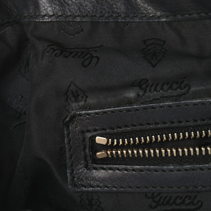 Gucci Patent Medium Hysteria Top Handle Bag Black 12 of 14