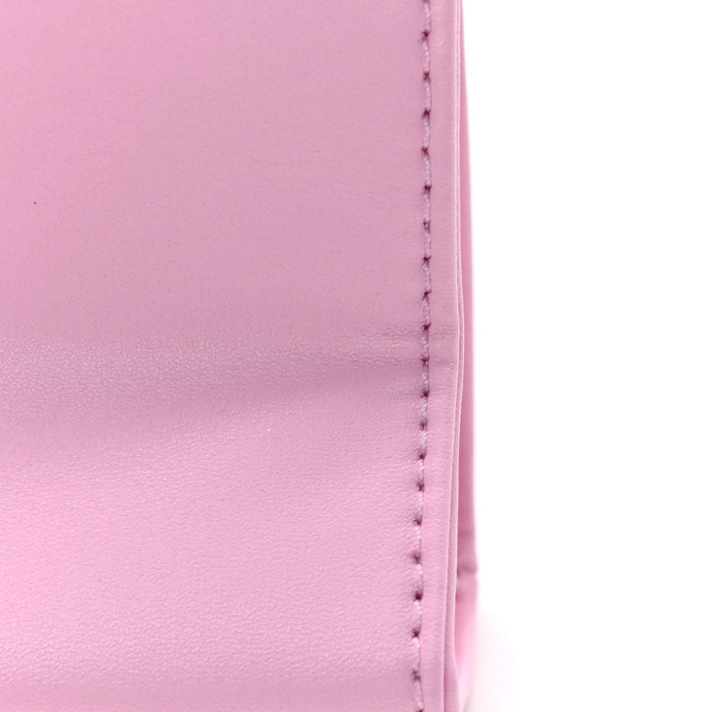 Vegan Leather Small Shopping Bag Bubblegum