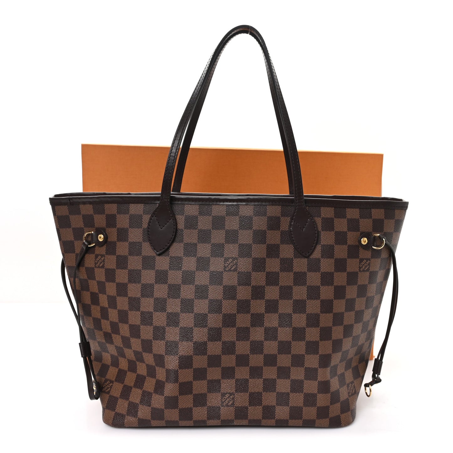 Damier Ebene Neo Neverfull MM Rose Ballerine