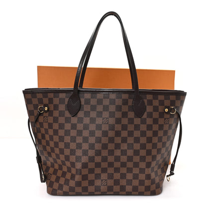 Louis Vuitton Damier Ebene Neo Neverfull MM Rose Ballerine 12 of 12