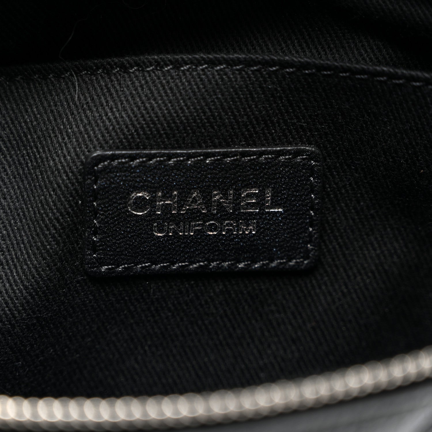 Chanel Grained Calfskin Quilted Waist Belt Bag Black 6 of 10