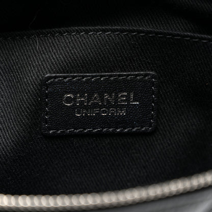Chanel Grained Calfskin Quilted Waist Belt Bag Black 6 of 10