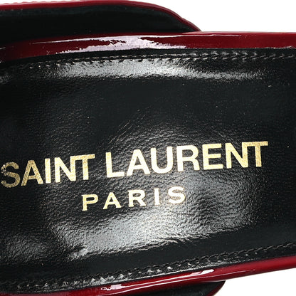 Saint Laurent Patent Calfskin Opyum 110 Sandals 41 Red 8 of 10