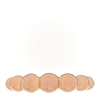 Van Cleef & Arpels 18K Rose Gold Perlee Pearls of Gold Variation Ring 53 6.5 1 of 5