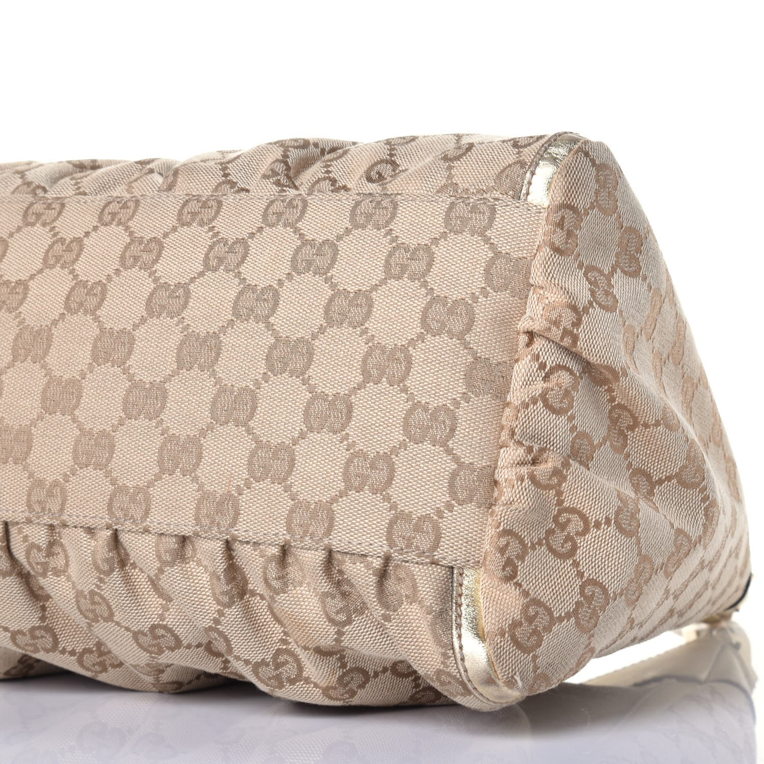 Gucci Monogram Large D Gold Hobo Gold 9 of 9