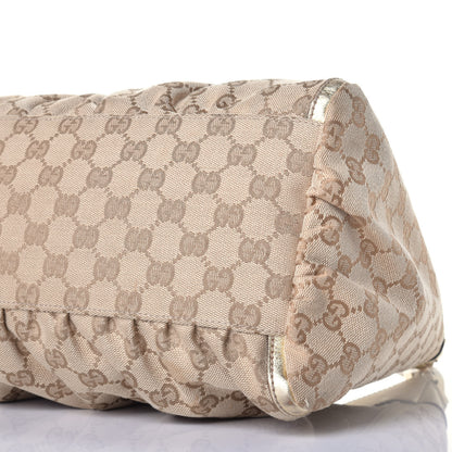 Gucci Monogram Large D Gold Hobo Gold 9 of 9