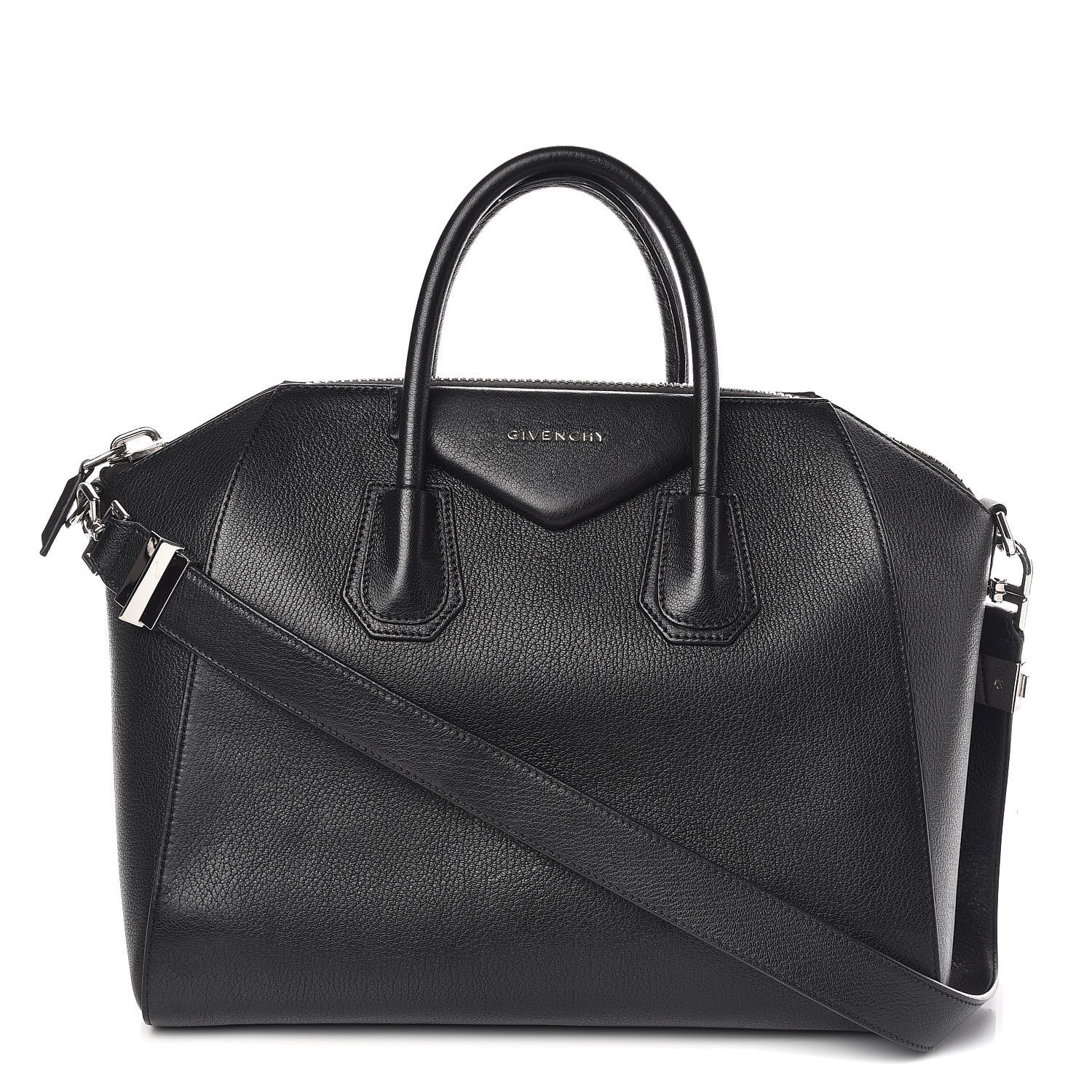 Givenchy Sugar Goatskin Medium Antigona Black 1 of 10