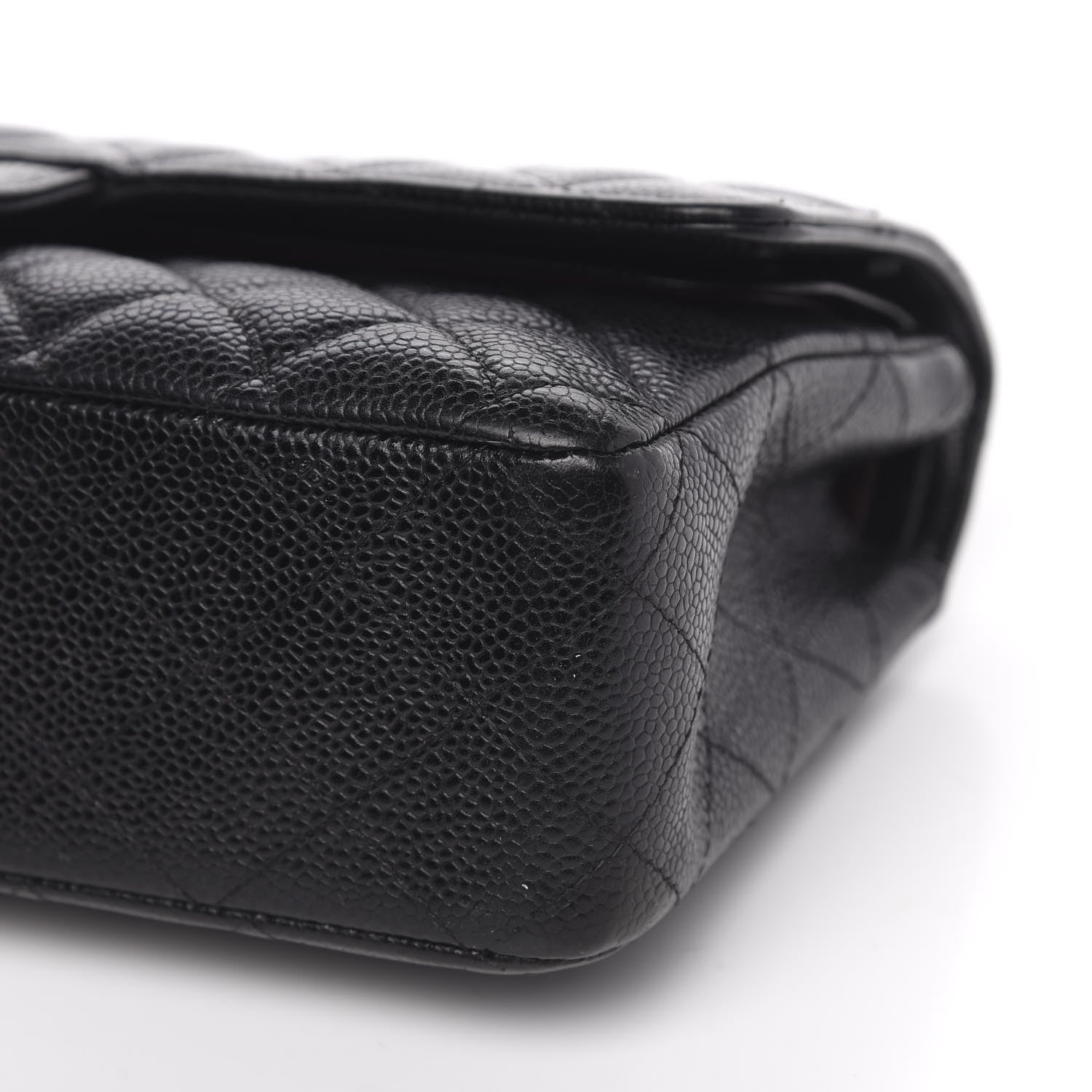Chanel Caviar Quilted Medium Double Flap Black 11 of 16