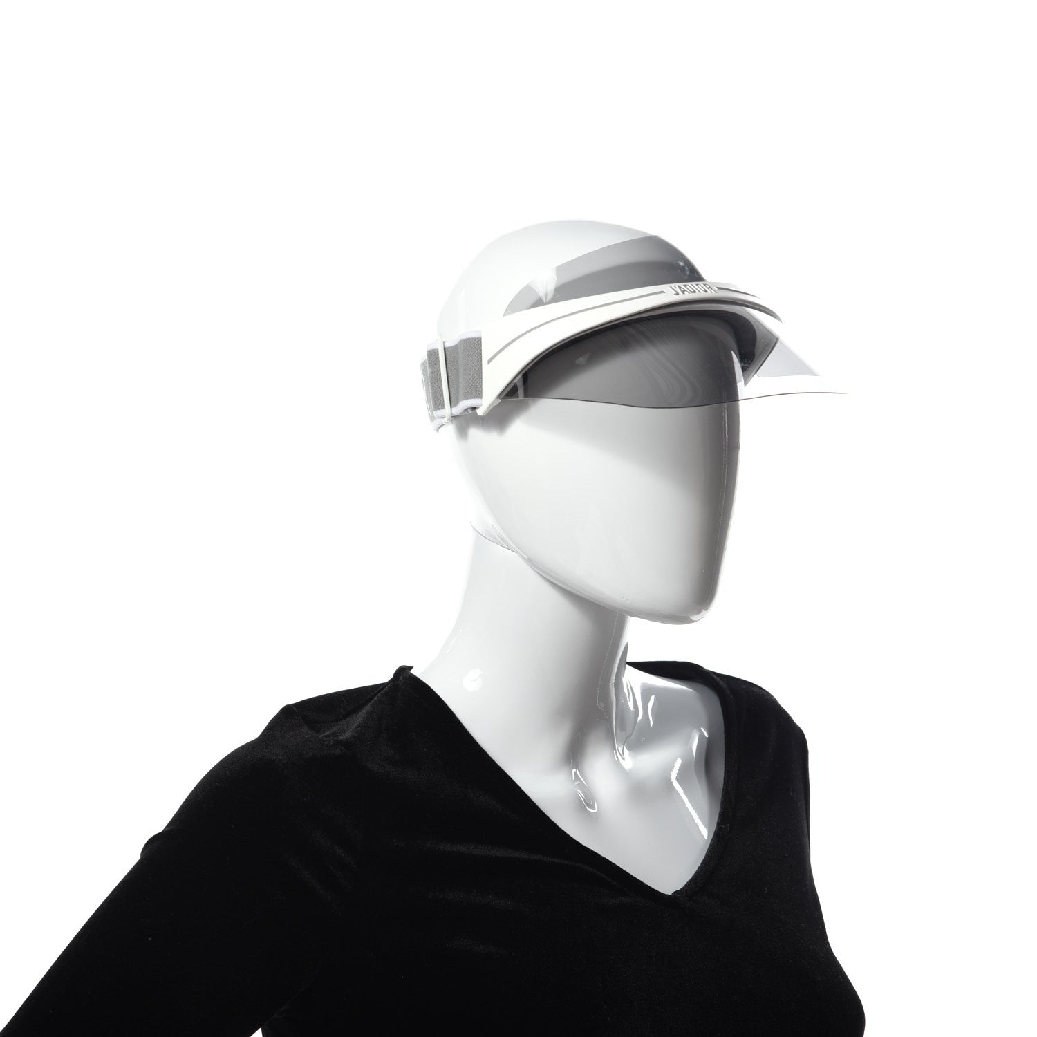 Christian Dior Mirrored DiorClub1 Sun Visor Grey 2 of 8