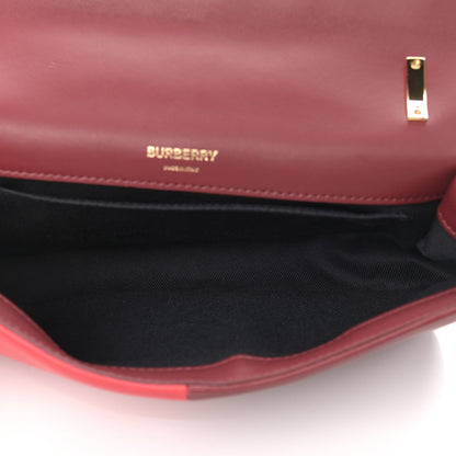 Burberry Lambskin Quilted Small Lola Bag Bright Red Dark Crimson 7 of 10
