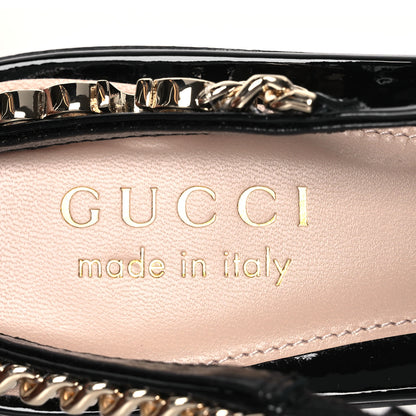 Gucci Patent Signoria Ballet Slingback Ballet Flat 37 Black 8 of 10