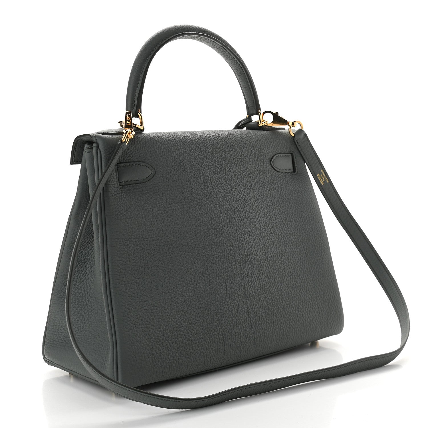 Hermes Togo Kelly Retourne 28 Vert Amande 2 of 10