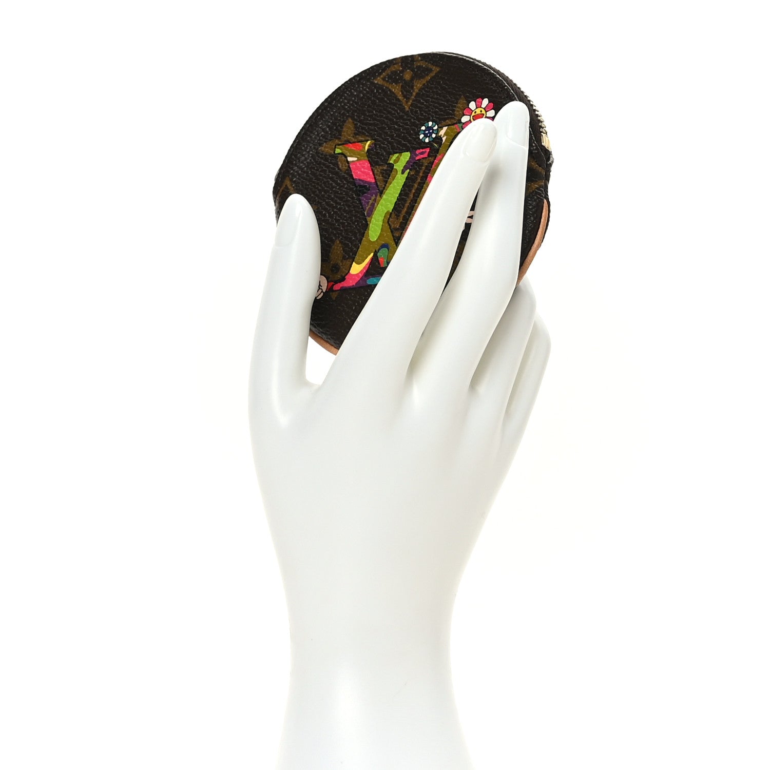 Louis Vuitton Monogram MOCA Round Coin Purse 2 of 6