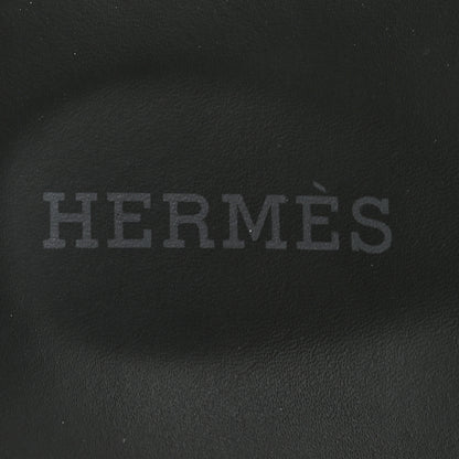 Hermes Calfskin Womens Chypre Sandals 37 Black 4 of 9